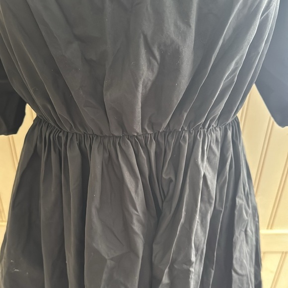 Madewell Poplin Crewneck‎ Puff  Sleeve Mini Dress - Picture 6 of 16